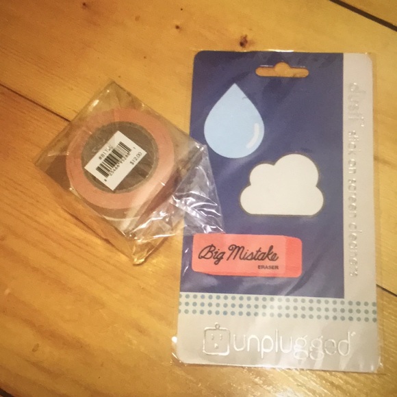 NWT 2PC Unplugged Screen Cleaners Pack / Ban.do Stick With It Set - Picture 4 of 11